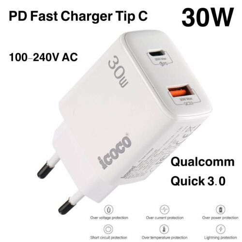 Incarcator Rapid PD 30W Tip C - Usb 3.0 137319530