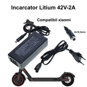 42V 2A Li-Ion Ladegerät Kompatibel mit Xiaomi Elektroroller - Akkuladegeräte