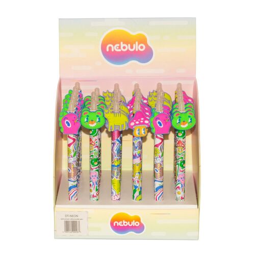 Nebulo gombás erdő radírozható zselés tollak, 36 darabos display