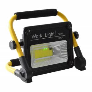 Proiector Solar 50W, IP67, regulowany stojak - Zewnętrzna lampa dekoracyjna