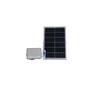 Reflektor LED z panelem słonecznym 120W, solarny reflektor z pilotem - Zewnętrzna lampa dekoracyjna