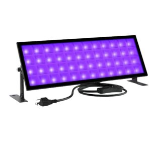 Czarny reflektor LED UV 96W do użytku wewnętrznego i zewnętrznego - Zewnętrzna lampa dekoracyjna