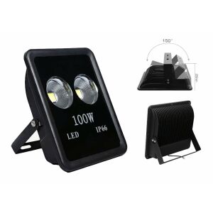 Reflektor LED 100W, 6400K, IP66 Wodoodporna lampa zewnętrzna - Zewnętrzna lampa dekoracyjna