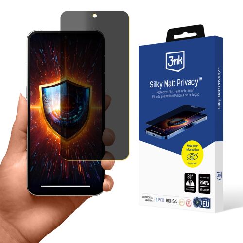 Semmi Telefon 2 - 3Mk Silky Matt Adatvédelem 137332677 - Kijelzővédő fólia