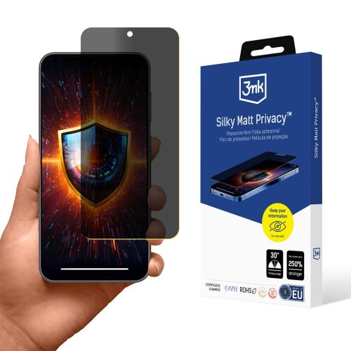Samsung Galaxy S23 Fe - 3Mk Silky Matt Adatvédelem 137333400 - Kijelzővédő fólia