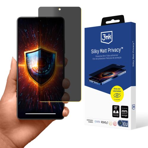 3Mk Silky Matt Edzett Üveg Poco M6 Pro 4G Képernyővédelemhez 137336489