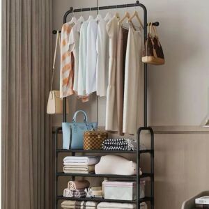 Multifunkcionális ruha és cipőtartó állvány