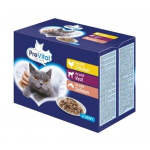 PreVital szószos vital box 12 x 100 g 137337889 - Macskatartás