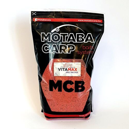 Motabacarp Vitamax Rák-Eper etetőanyag csomagolásban. Magas fehérjetartalmú ponty és amur táp. - Motaba Carp