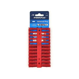 KOELNER 48 db 6x28mm UNO univerzális, minden anyaghoz alkalmas tipli R-U1-RED-48-C