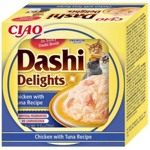 Inaba Cat Churu Dashi Delights - csirke-tonhal 70 g
