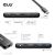 Club 3D CSV-2551 USB-C Hub Port Diagram: HDMI 2.1, DisplayPort 1.4, USB-A, SD/MicroSD