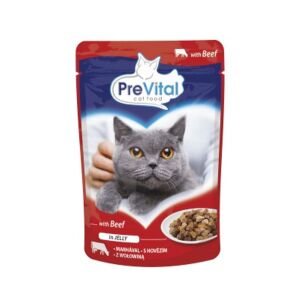 PreVital alutasakos eledel marhával zselében 24 x 100 g 137339933 - PreVital