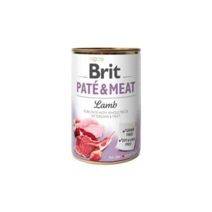 Conserva Brit Pate &amp; Meat cu Miel, 400 g 137340264 - Hrană umedă pentru câini