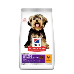 Hill's Science Plan Adult Sensitive Stomach & Skin Small & Mini száraz kutyatáp 3 kg 137340816 - Hill's