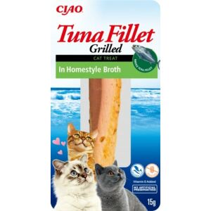 Inaba Cat Grilled Tuna Fillet - házias húslevesbe mártva 15 g