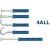 KOELNER 250db 4all nagyteljesítményű univerzális nylon 6x30,8x40,10x50 dübel set R-PDL-4ALLMIX 137341331