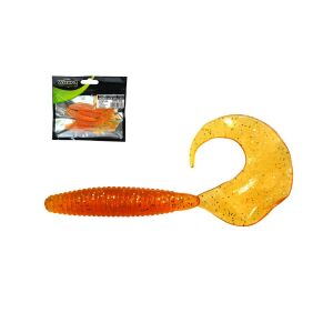 Wizard Harpex Twist Evo Lágy Gumicsali - 9cm, Narancs, 5db 138908752 - Wizard