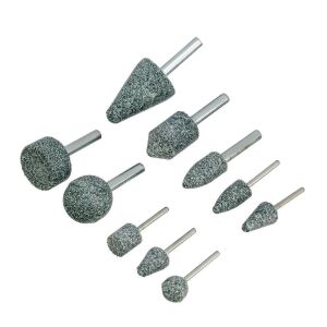 DENZEL 10 részes Csiszolófej Készlet Fúrógéphez - 6mm szár 138664500 - Denzel