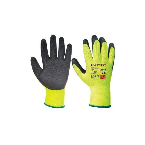 PortWest L 9 téli mártott latex védőkesztyű A140 137341707