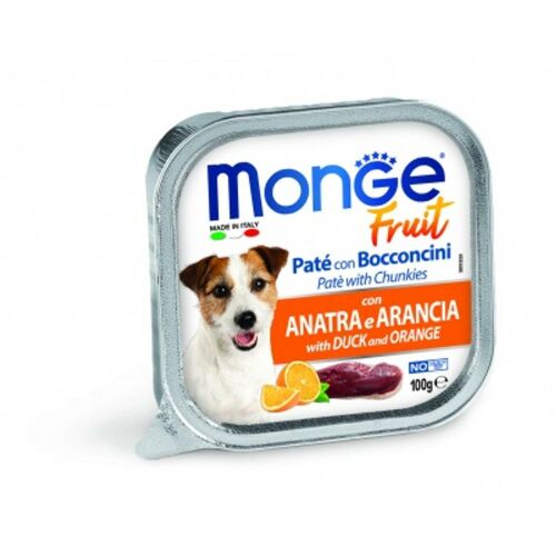 Monge Dog Fruit paté - kacsa, narancs 100 g 137341849 - Monge
