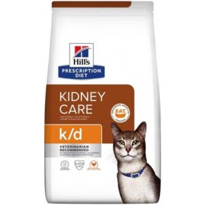 Hill's Prescription Diet k/d Kidney Care száraz macskatáp, csirke 3.5 kg 137342328 - Hill's