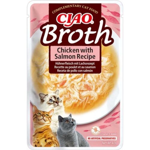 Inaba Cat Churu Ciao Broth - csirke-lazac 40 g 137342418