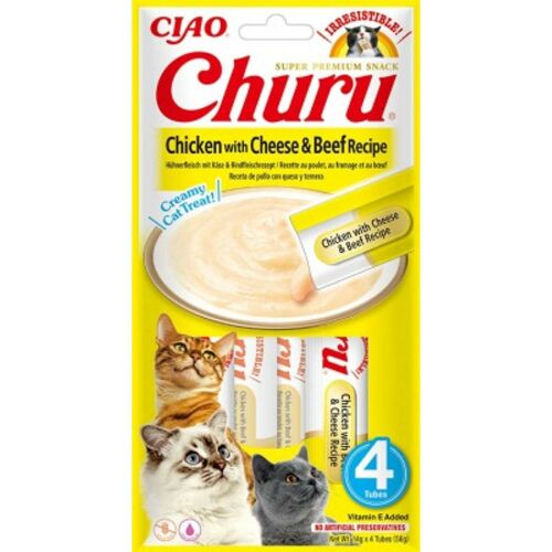 Inaba Cat Churu Ciao - csirke-sajt-marha 4 x 14 g 137342630