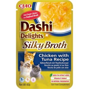 Inaba Cat Dashi Delights Silky Broth - csirke-tonhal 40 g 137342636 - Inaba