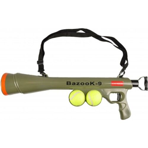 Bazook-9 labdakilövő kutyáknak 2 teniszlabdával - Flamingo