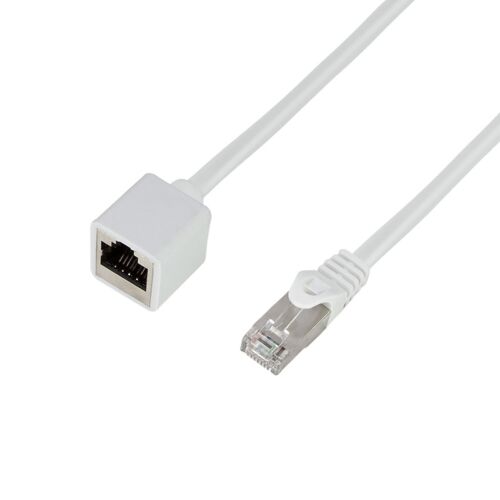 LogiLink Cat6A S/FTP fehér 2m patch kábel hosszabbító 