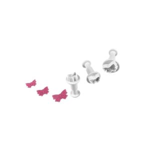 Pillangó kiszúró szett, műanyag, kisméretű, 3 db