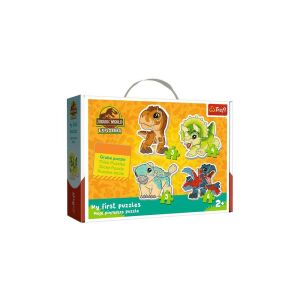 Trefl Baby Puzzle táskában - Első puzzle - Aranyos dinoszauruszok (36138)