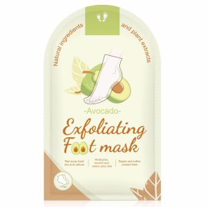 Șosete Exfoliante cu Avocado pentru Picioare, Reparare Profundă și Călcăie Fine 137345946 - Mască și pachet pentru îngrijirea pielii