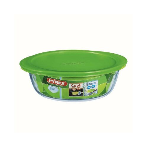 Pyrex COOK&amp;STORE kerek sütőtál+műa.tető 20cm 1l 137352534