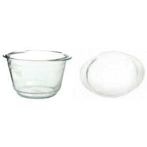 Pyrex PYREX leveses tál fedővel 26,5x23x15,2 cm (4 liter)