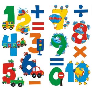 Marko Falidekor számos-jármûves SLK-6104 137355206 - Gyerek falmatrica