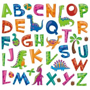 Marko Falidekor betûs-dínós SLK-6102 137355208 - Gyerek falmatrica