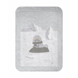 Kikkaboo takaró polár 80x110cm fóka 137355803 - Babatakaró