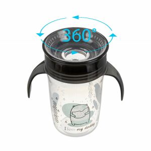 Akuku itatópohár csöpögésmentes 240 ml 360 fok I love my daddy 137355885 - Akuku