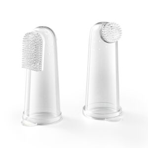 BabyOno fogkefe és ínymasszírozó babáknak átlátszó 2db 1545 137356360 - Baba fogkefe