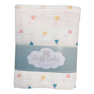 Soffi Baby takaró muszlin dupla vitorlás 70x90cm 137356399 - Soffi Baby