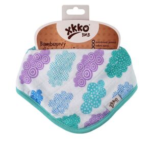 Xkko nyálkendõ patentos bambusz felhõk fiús BMBBND037 137356679 - Nyálkendő