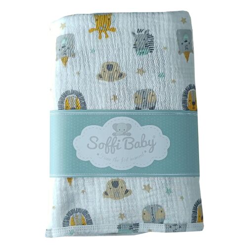 Soffi Baby takaró muszlin dupla szafaris 70x90cm 137357713