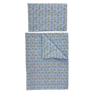 Soffi Baby ágynemû szett 2 részes 135x90 - 40x60cm Hód kék 137358087 - Soffi Baby