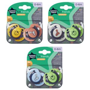 Tommee Tippee játszócumi CTN Fun 2 db 0-6 hó 137358306 - Tommee Tippee