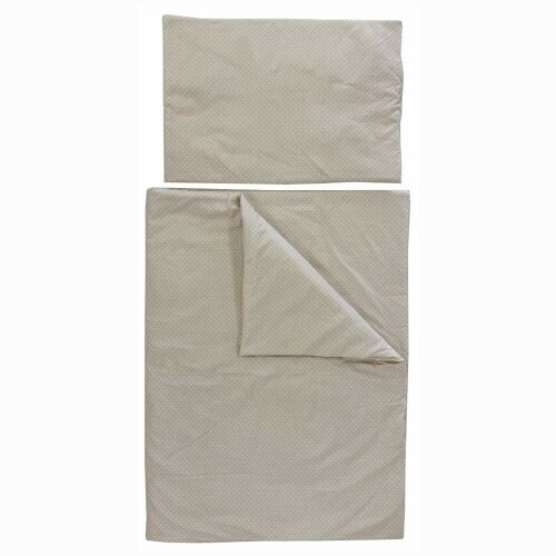 Soffi Baby ágynemû szett 2 részes 135x90 - 40x60cm apró csillag mintás bézs 137358739