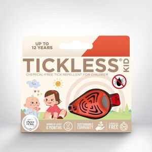 Tickless Kid ultrahangos kullancsriasztó babáknak és kisgyerekeknek Orange 137358907 - TickLess