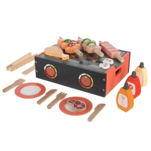 Zopa fa játék BBQ grill szett 137360641 - Zopa