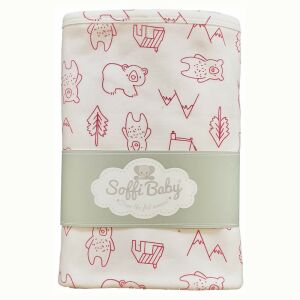 Soffi Baby takaró pamut dupla macik pink 80x100cm 137360733 - Soffi Baby